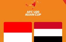 Sedang Berlangsung, Ini Link Streaming Timnas Indonesia U-20 Vs Yaman U-20