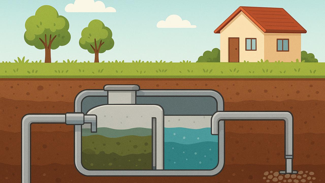 Ilustrasi septic tank