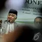 Din mengucapkan terimakasih atas ucapan capres nomor urut 2 tersebut di Gedung Majelis Ulama Indonesia di Jalan Proklamasi, Jakarta Pusat, Selasa (24/6/2014) (Liputan6.com/Faizal Fanani)