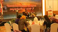 Menteri Pemberdayaan Perempuan dan Perlindungan Anak Yohana Yembise di Jakarta (Liputan6.com/ Fajar Eko Nugroho)