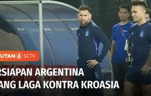 VIDEO: Jelang Lawan Kroasia, Argentina Andalkan Bola Pendek di Sesi Latihan