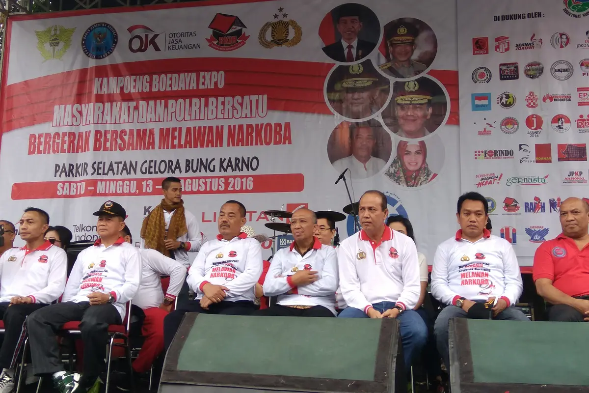 Kampanye antinarkoba di Gelora Bung Karno