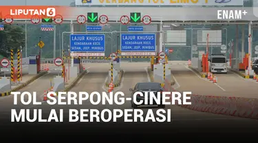 Hore! Jalan Tol Serpong-Cinere Seksi 2 Pamulang-Cinere Mulai Beroperasi Gratis