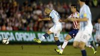 IMBANG - Timnas Argentina hanya mampu bermain imbang tanpa gol melawan Paraguay pada partai lanjutan kualifikasi PIala Dunia 2018 di Estadio Defensores del Chaco, Asunción, ( REUTERS/Mario Valdez)