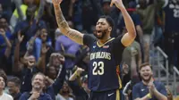 Forward New Orleans Pelicans Anthony Davis tampil dominan pada lanjutan NBA melawan Phoenix Suns. (AP Photo/Veronica Dominach)
