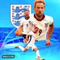 Timnas Inggris - Ilustrasi Harry Kane (Bola.com/Adreanus Titus)