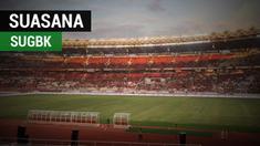 Berita video laporan dengan vlog suasana di dalam SUGBK (Stadion Utama Gelora Bung Karno), Senayan, menjelang final Piala Presiden 2018, Sabtu (17/2/2018).