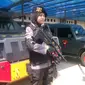  Bripda Adri Chroin Ade Oktami, sniper cantik dari Brimob Yogyakarta. (Liputan6.com/Fathi Mahmud)