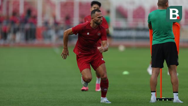 Latihan Timnas Indonesia Jelang Laga Perdana Melawan Kamboja di Piala AFF 2022