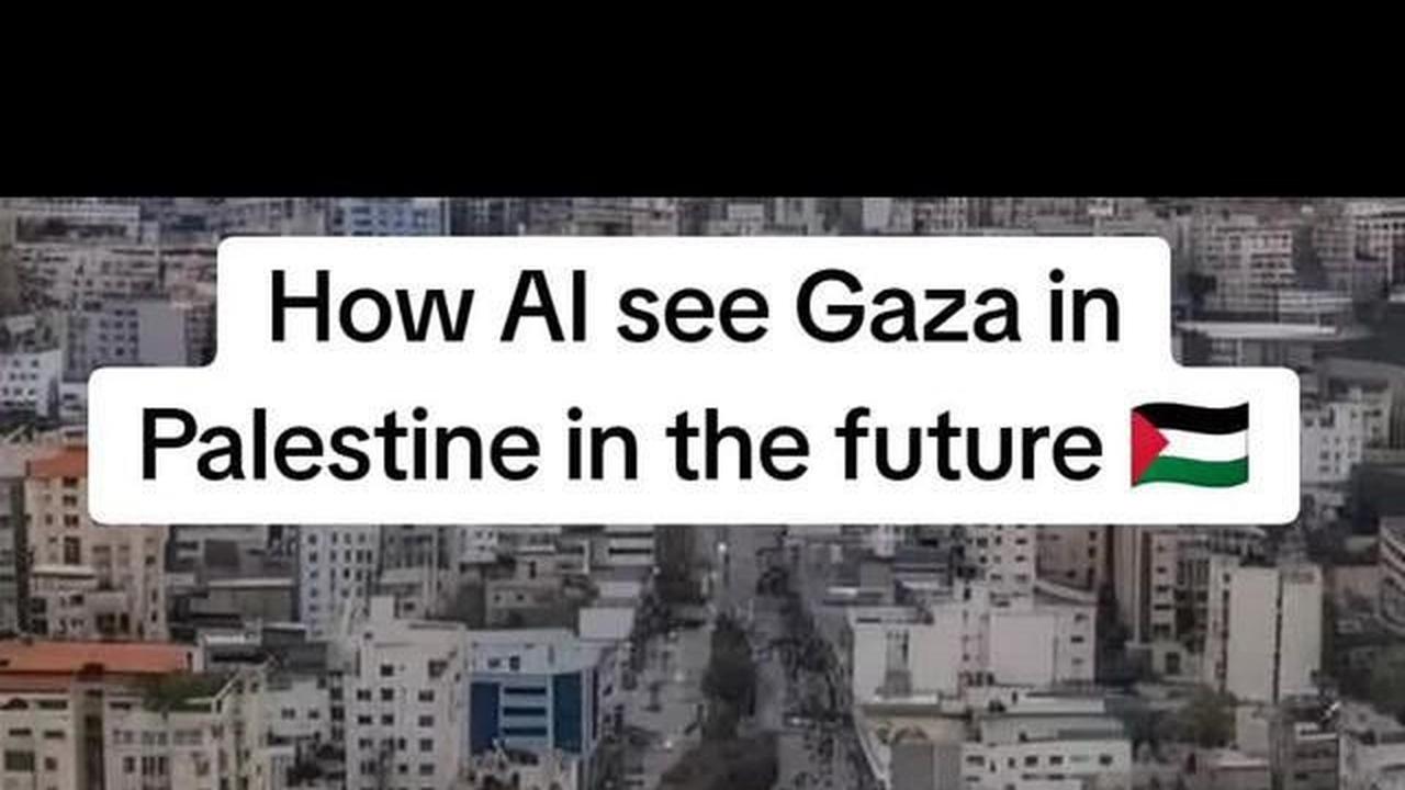Megah dan Indah, Begini Penampakan Kota Gaza Palestina di Masa Depan Versi AI