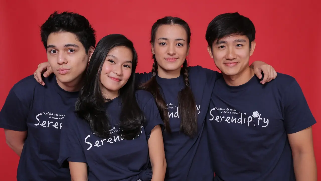 [Bintang] Media visit pemain film Serendipity