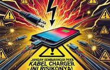 Jangan Sembarangan Pakai Kabel Charger, Ini Risikonya