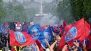 PSG akhirnya mencatatkan sejarah besar untuk pertama kalinya sukses menjuarai Liga Champions 2024/2025. (AP Photo/Aurelien Morissard)