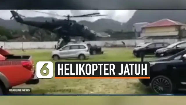VIDEO: Rekaman Detik-Detik Helikopter BNPB Gagal Terbang