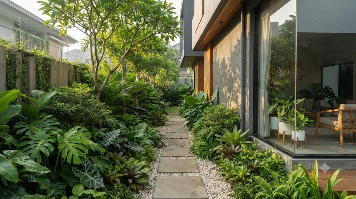 Rumah dengan "Green Buffer"