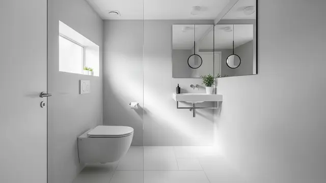 Kloset Gantung dan Wastafel Kamar Mandi