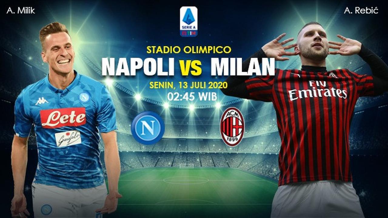 Napoli vs AC Milan - Liga Italia