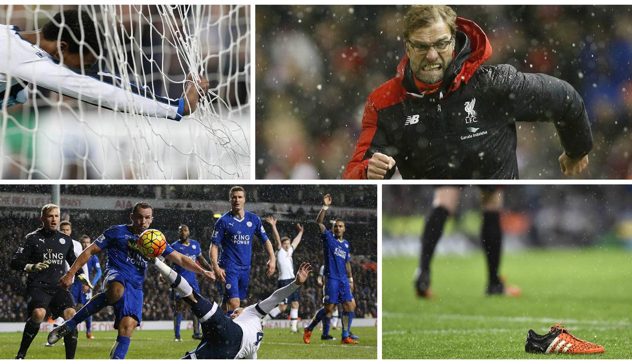 Foto terbaik Liga Premier Inggris pekan ke-21 antara lain diwarnai oleh ekspresi unik pelatih Liverpool, Jurgen Klopp dan juga sebuah sepatu yang tertinggal usai laga Chelsea melawan WBA. 