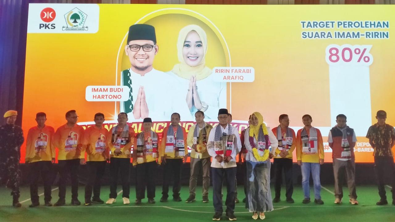 Pasangan Imam-Ririn Resmi Deklarasi Maju Pilkada Depok 2024, Target 80 Persen Suara