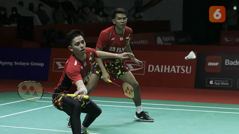 Foto: Kebangkitan Ginting, Indonesia Loloskan 1 Tunggal Putra, 2 Ganda Putra dan 1 Ganda Putri ke Semifinal Daihatsu Indonesia Masters 2022