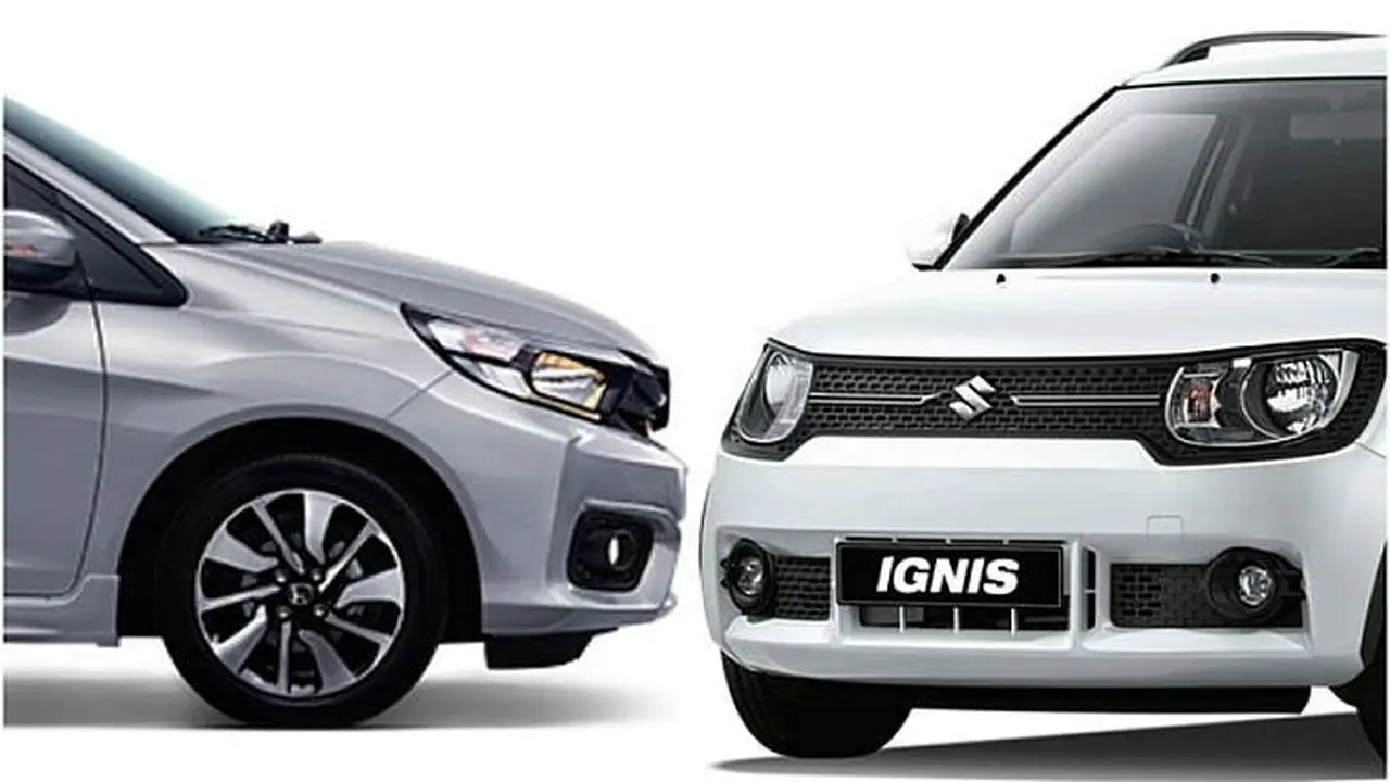 Honda Brio RS CVT vs Suzuki Ignis GX AGS