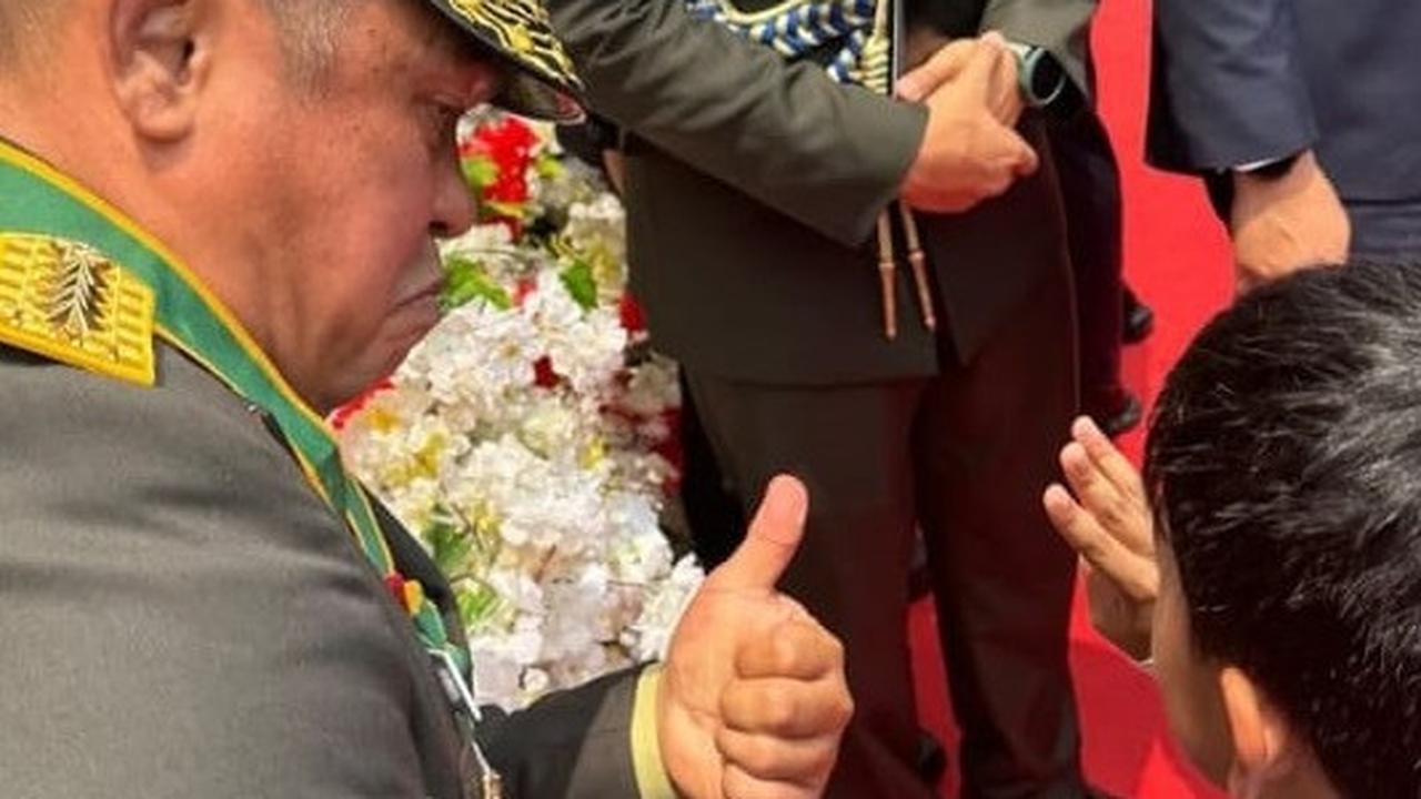 Sosok Bocil ini Ternyata Bestie Lama Kasad, Dekat Sejak Sang Jenderal Tugas Paspampres