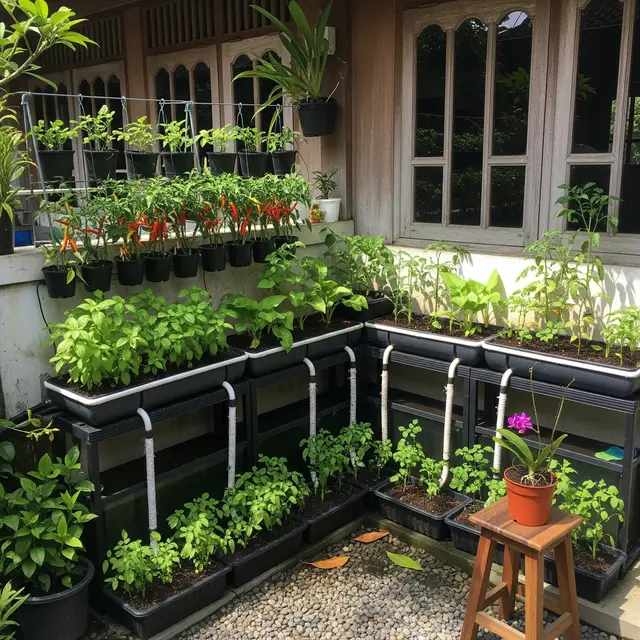 9 Model Kebun Mini dengan Air Saja, Solusi Modern Berkebun di Lahan Sempit