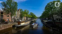 Amsterdam dikenal di seluruh dunia karena kanal-kanalnya yang indah melintasi kota. (merdeka.com/Arie Basuki)