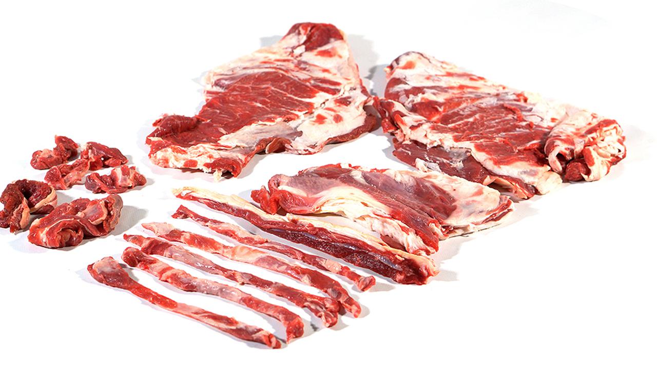 Ilustrasi daging kambing berlemak