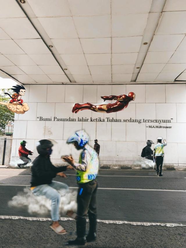 Minta Motor yang Lewat Dihilangkan, 6 Hasil Edit Foto Pria Ini Hasilnya Kocak