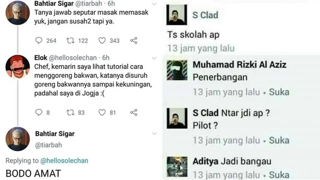 7 Tanya Jawab di Media Sosial Ini Kocak, Bikin Kesal Bacanya