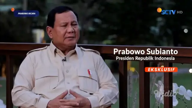 Presiden RI Terpilih Periode 2024-2029 Prabowo Subianto menyampaikan sejumlah hal dalam program Prabowo Bicara.
