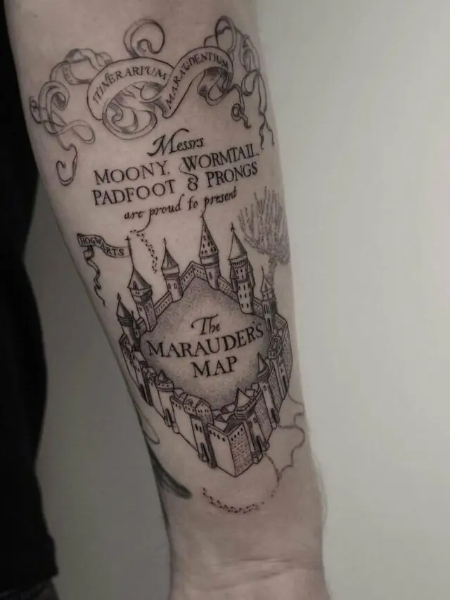 10 Tato Tema Harry Potter Ini Keren Banget, Detailnya Bikin Takjub