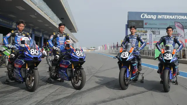 Para pembalap Yamaha Indonesia di ARRC 2025