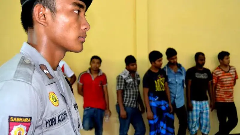 20 Imigran Muslim Rohingya Diamankan di Bengkulu