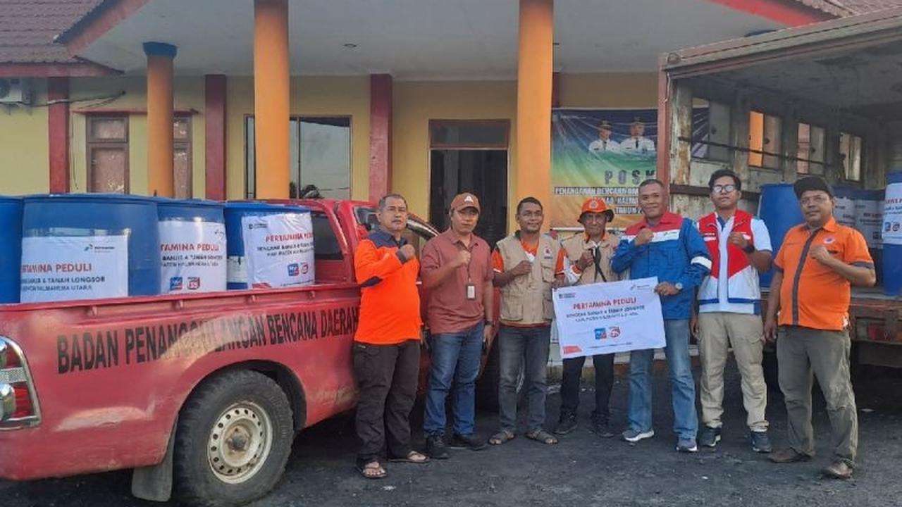 Pertamina Salurkan 4.000 Liter BBM, Percepat Pemulihan Banjir Halut Utara