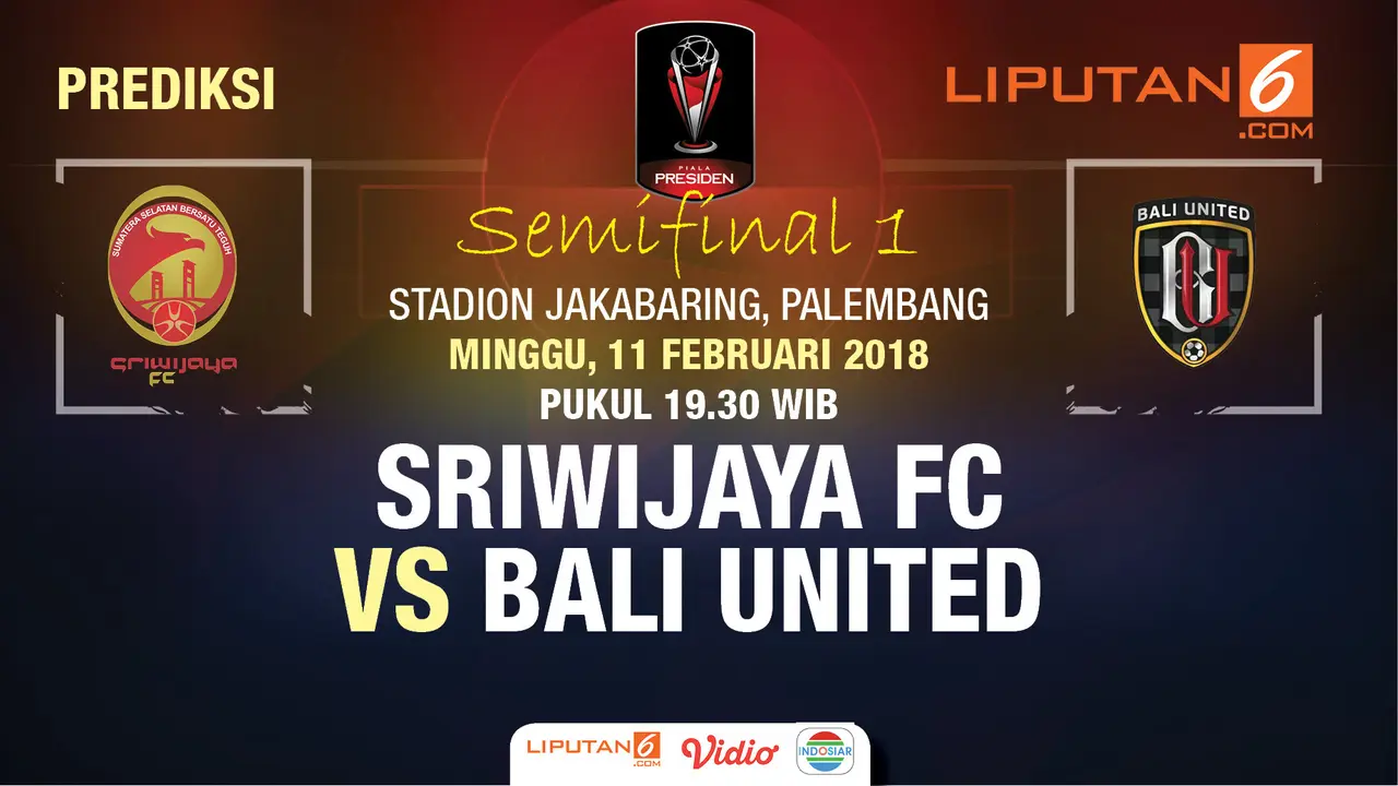 Prediksi Sriwijaya FC Vs Bali United