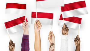 Ilustrasi bendera Indonesia, Merah Putih, Integrasi Nasional. (Photo rawpixel.com Copyright by Freepik)