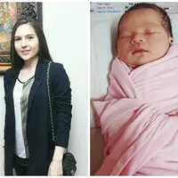 Olivia Jensen melahirkan anak pertamanya berjenis kelamin perempuan. (Bintang Pictures)