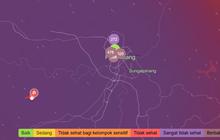 Palembang Dikepung Asap Berbahaya, Sumsel Hadapi Puncak Suhu Panas