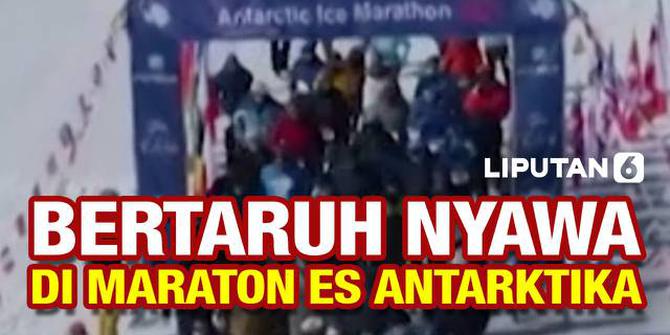 VIDEO: Maraton Antarktika di Suhu -15 Derajat Celsius Bayar Rp 270 Juta