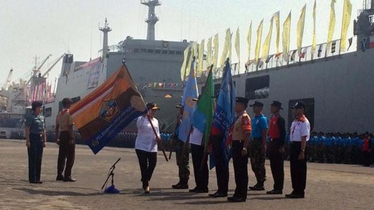 Sail Tomini 2015, Menko Puan dan TNI AL lepas 4 kapal satgas
