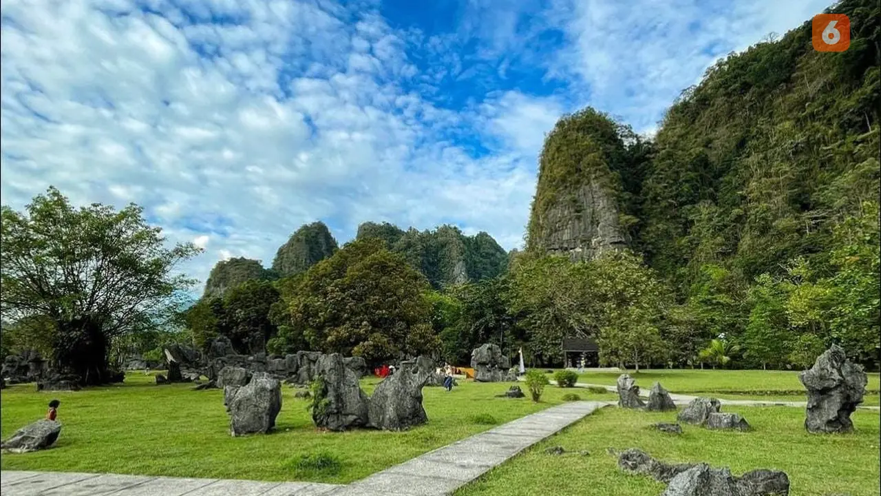 Kawasan Wisata Leang-Leang, Kabupaten Maros, Sulawesi Selatan (Liputan6.com/Fauzan)