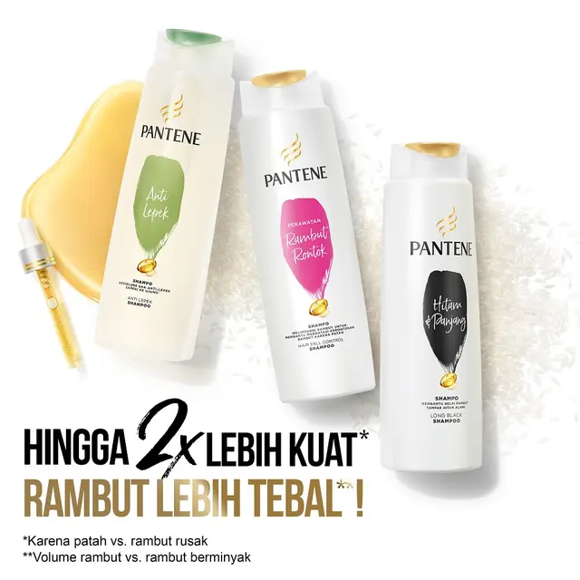 PANTENE dengan formula Pro-V terbaik dan Japanese Rice Oil Essences yang menjadi rahasia keindahan rambut wanita Jepang