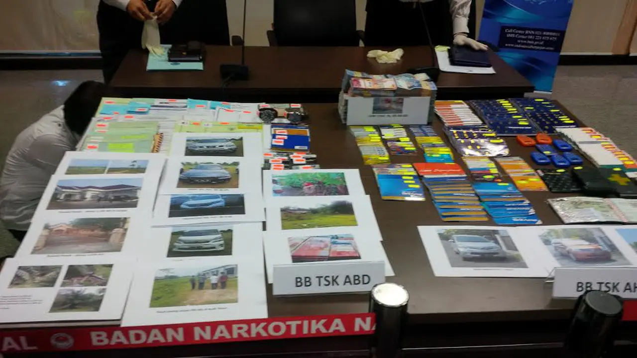 Pengedar Narkoba dengan Pencucian Uang Kuasai 114 Rekening