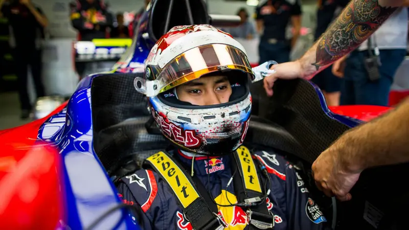 Sean Gelael, Toro Roso, F1 Singapura 