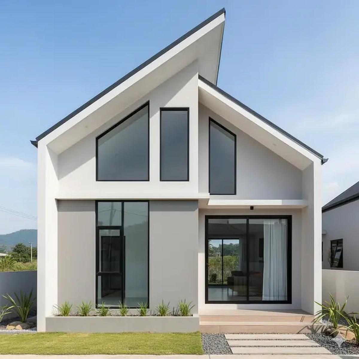 8 Gambar Rumah Sederhana 6x12 Atap Pelana, Desain Modern dan Estetik