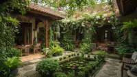 10 Desain Rumah dengan Konsep Inner Courtyard yang Bikin Udara Lebih Sejuk, Tak Perlu AC