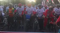 Sekitar 3.000 pesepeda ramaikan Gowes Pesona Nusantara di Madiun (dok: Kemenpora)