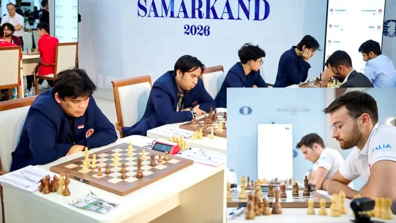 Aksi pecatur Indonesia di Olimpiade Catur 2026